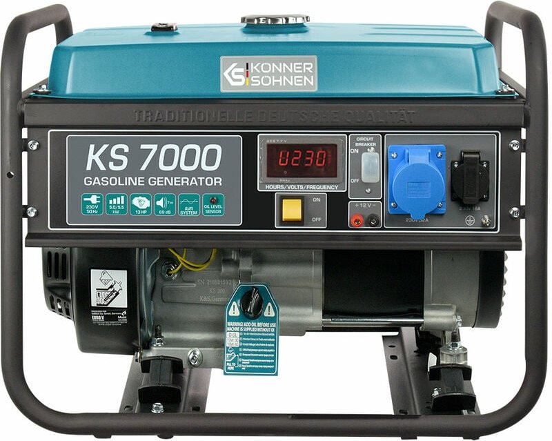 Könner&söhnen - ks 7000 Stromerzeuger Strom generator Benzin Notstromaggregat 5.5 kW