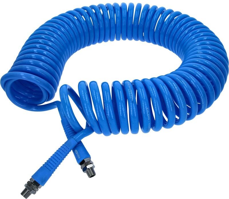 Ks Tools PU-Druckluft-Spiralschlauch, ø 8 mm