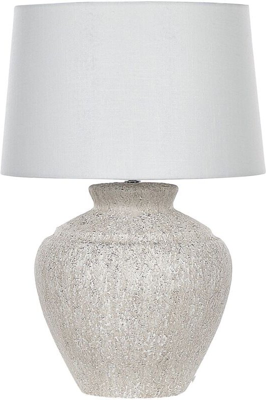 Tischlampe CAINE Keramik Hellbeige