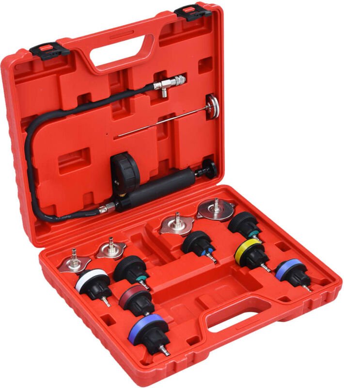 14-tlg. Druckprüfgerät für Kühlsysteme & Kühlerdeckel Vidaxl