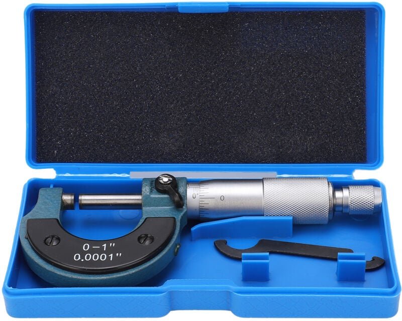 Thumbnail - Britisches System 0-25 mm/0-1 Zoll 0,0001 Zoll Außendurchmesser-Mikrometer-Messwerkzeug