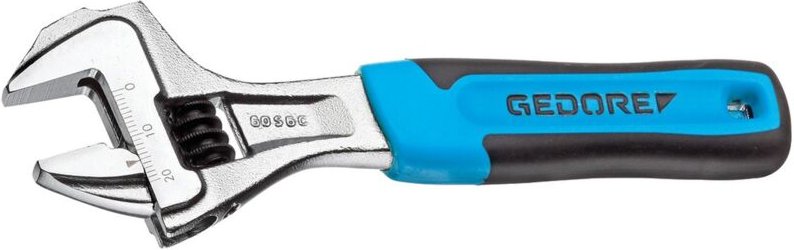 60 s 12 jc Einmaulschlüssel 12' verstellbar verchromt 2K-Griff