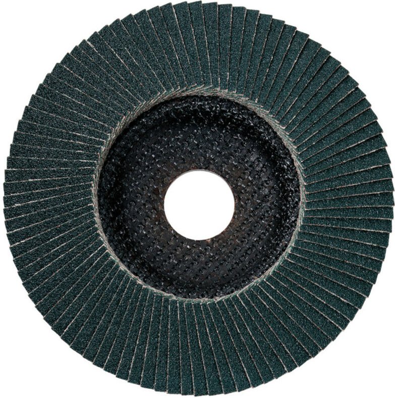 Thumbnail - Metabo - Lamellenschleifteller 115 mm p 80, Zirkonkorund, Stahl, Edelstahl, gewölbte Ausführung 10 Stk