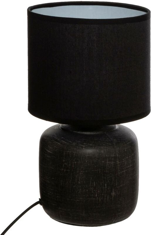 Tischlampe aus Keramik salta, ø 15 cm, schwarz