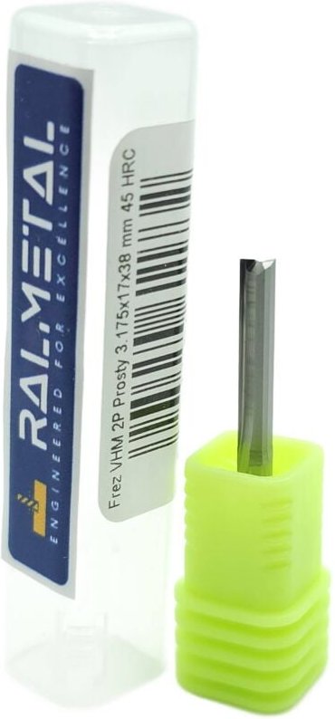 Gerader VHM-Holzstyrodur-Fräser 3,175 x 17 x 38