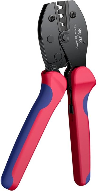 Solar-Crimpwerkzeug, PV-Crimpzange, Ratschenanschluss, 26–10 AWG für 2,5–6 mm² Solaranschlüsse, Solarpanel, PV-Kabel