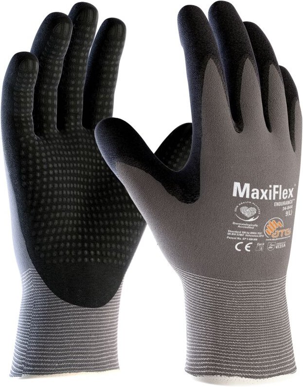 FP - atg® MaxiFlex Endurance 244210 Gr.10 (34-844) Nylon-Strickhandschuhe mit Noppen