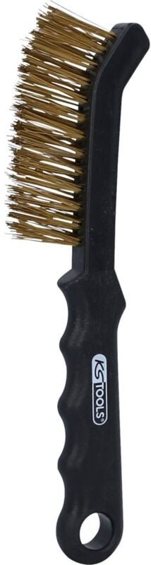 Ks Tools Messingdraht-Bremssattel-Drahtbürste 2-reihig, glatt