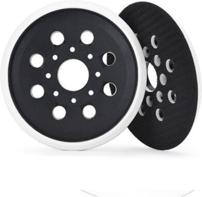 2 Stück 125mm Schleifteller für Bosch PEX 220 A, PEX 220 AE, für Skil 7402 Skil 7490, 8 Loch Klett-Schleifscheiben, Schl...