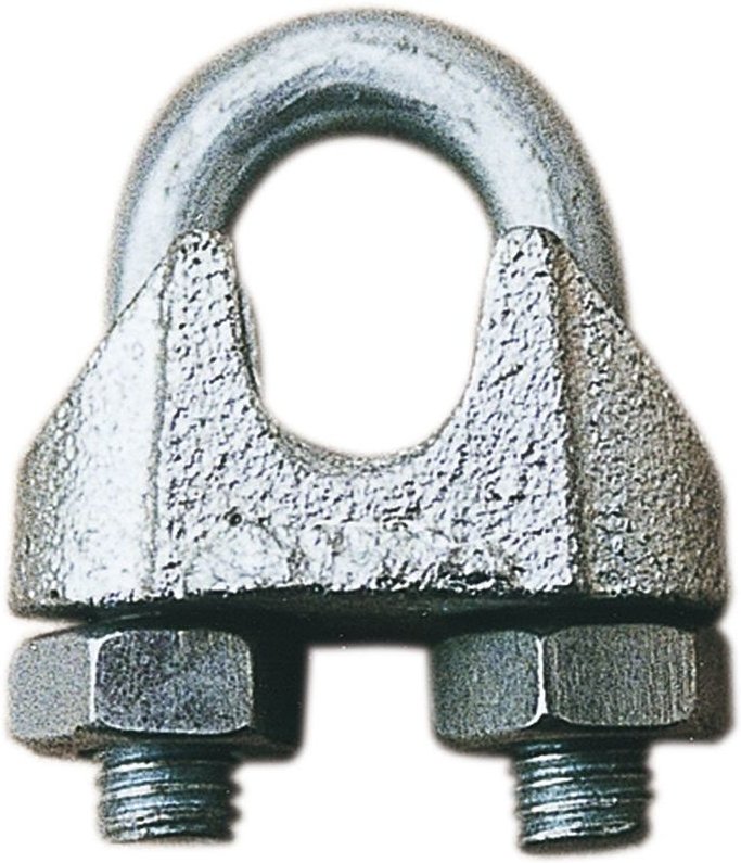 Drahtseilklemme ähnl. DIN741 verzinkt Seil ø 5 mm