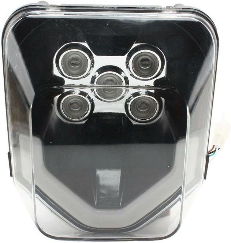 Woosien - Motorrad Led Scheinwerfer Kopf Licht Lampe Docht Für Fe Te Tc 125 250 300 350 450 501 701 250i 300i