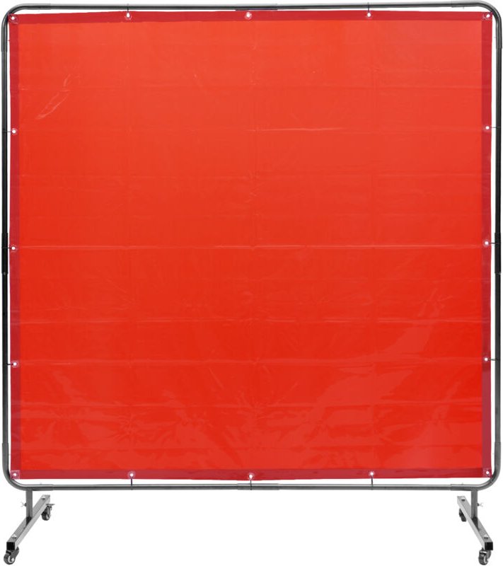 Mophorn - vevor Schweißvorhang 1,8 x 1,8 m Schweißschutzvorhang aus Flammhemmendem Vinyl Schweißschutzwand mit 4 Schwenk...