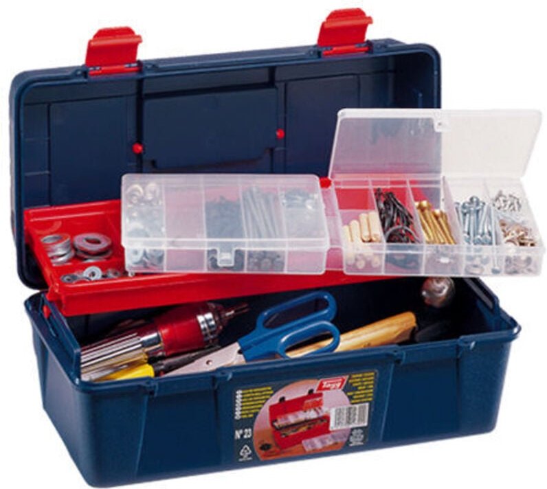 Tayg Kunststoff-Werkzeugkasten Nr. 22 356 x 184 x 163 122002