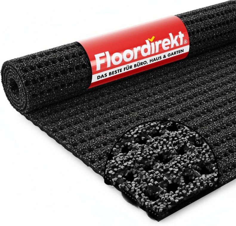 Sicherheits-Matte Gegen Glätte Anthrazit 120 x 250 cm