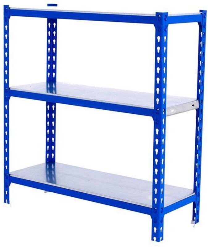 Simonrack Robuste Metallregal Blau 3 Ebenen