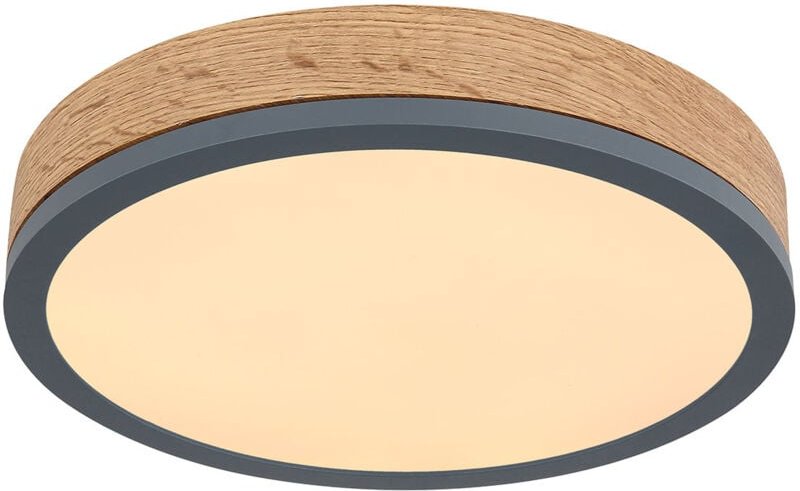 Thumbnail - Deckenleuchte - Doro - grau - metall - ø 30cm - led - - Globo