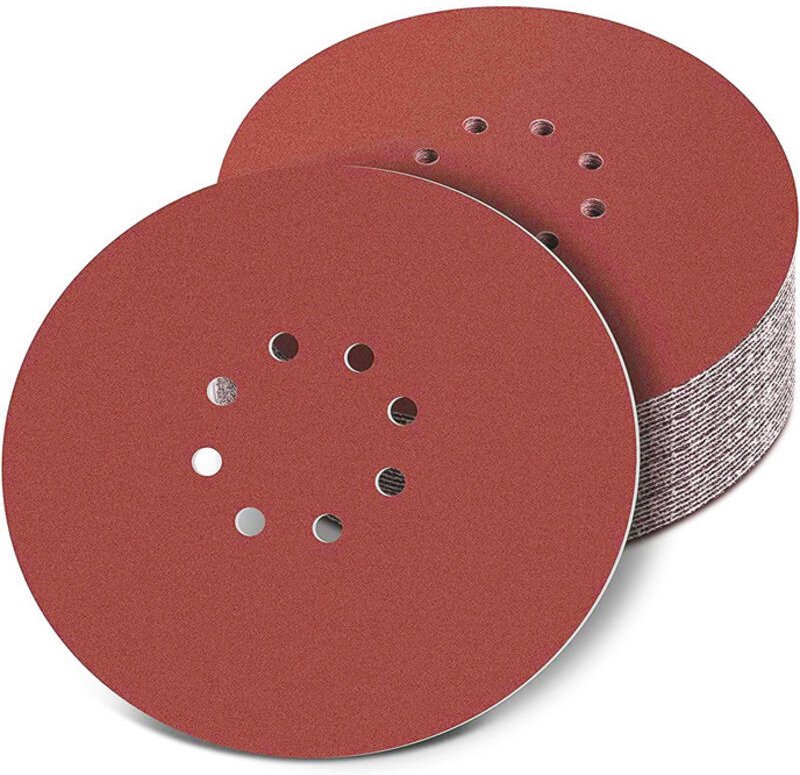 (30 Stück, Körnung 120–240) 225-mm-Schleifscheibe, kreisförmige Schleifscheibe, 8-Loch-Schleifpapier für Schleifmaschine...