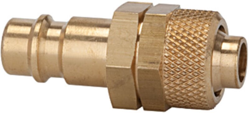 Nippel für Kupplungen nw 7,2 - 7,8, ms blank, für Schlauch 12x9 - Riegler