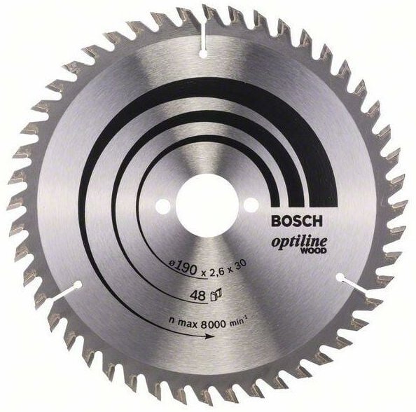 Pro Holz KSB,190x2.6x30mm,T48 - 2608640617 - Bosch