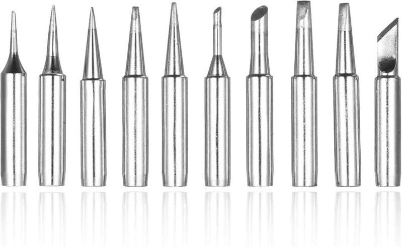 10er-Set Ersatz-Lötspitzen (900M) für Lötstationen von Hakko, Radio Shack, TENMA, ATTEN, Rapid, Aoyue und Yihua