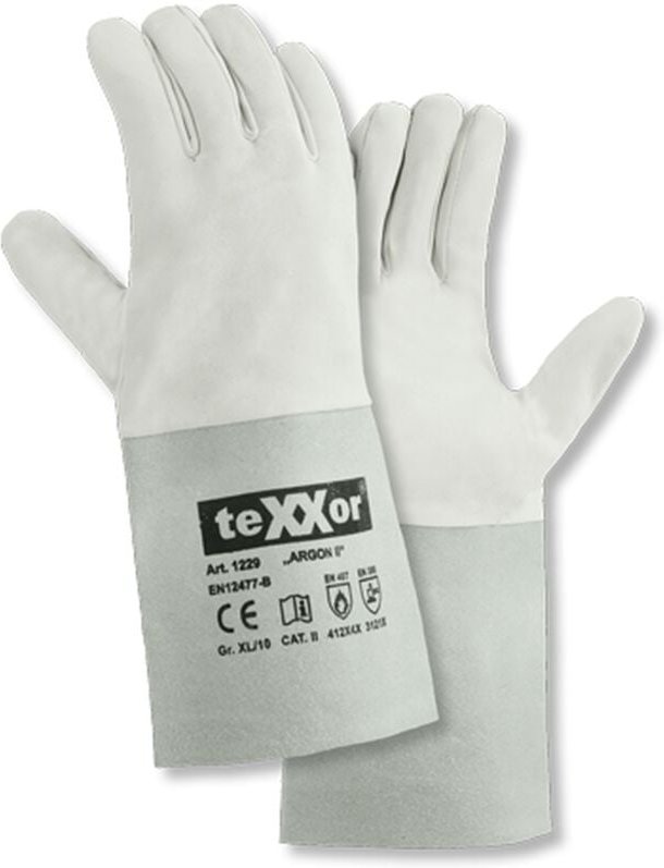 Trizeratop - teXXor® Schweißerhandschuh argon ii Kat. 2, 12298 Gr.8 Ziegen-/Schafsnappaleder