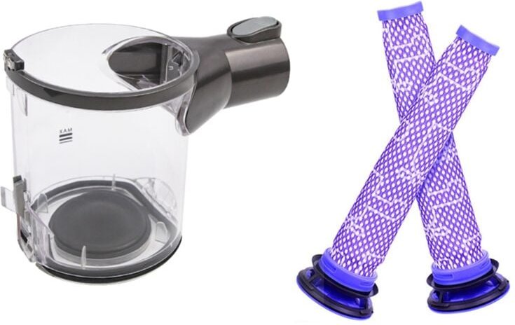 3 stücke Staubsauger-Staubbecherteile für V6 B-Schnittstelle