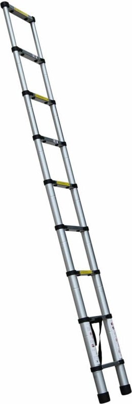 Alu Teleskop Zusammenklappbare Loft Folding Hatch Dachgeschoss Treppe Leiter 2.6m/8.5ft