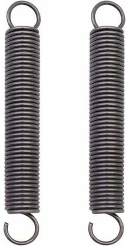 Lablanc - 2 Stück Stahl-Zugfedern, verlängerte komprimierte Federn, Doppelhakenfedern, 2 x 18 x 150 mm
