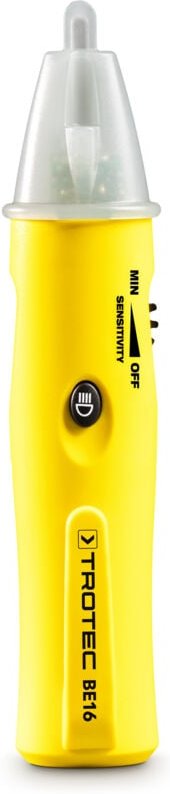 TROTEC Spannungsdetektor BE16 Spannungsprüfer Durchgangsprüfer Spannungstester Test Pen Wechselspannung AC bis 1.000V Me...