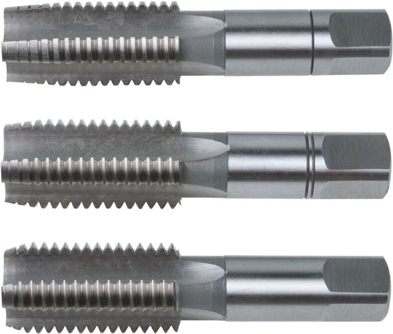 KS Tools HSS CO Handgewindebohrer-Satz M, M4x0,7, 3-tlg.