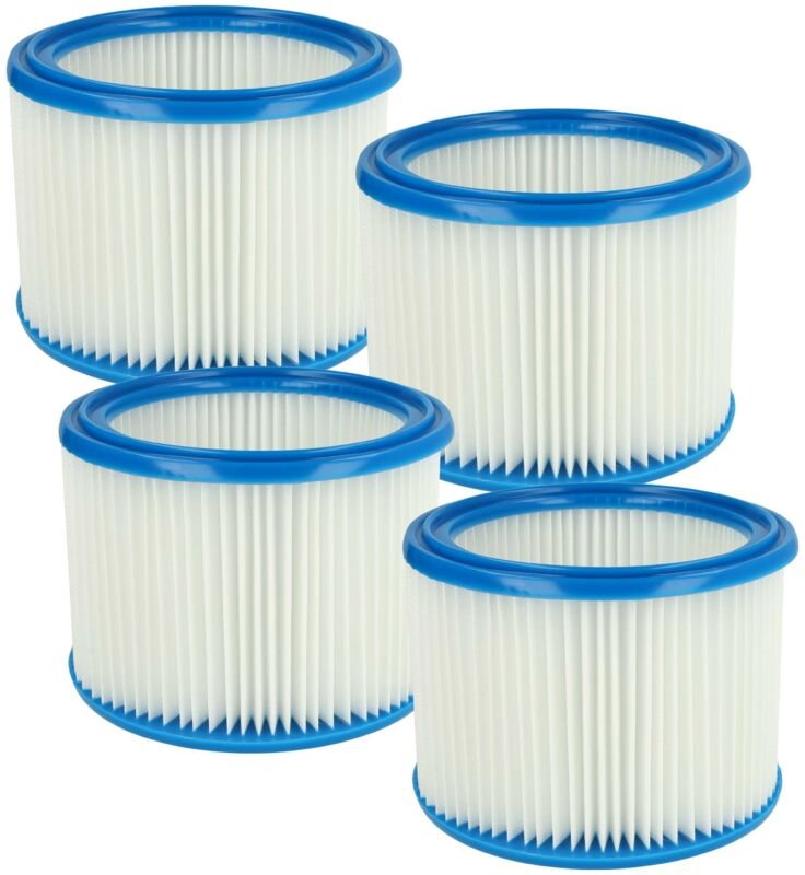 vhbw 4x Faltenfilter kompatibel mit Festo Festotool SR 5 E-S, SR 201 E-AS, SR204 E-AS, SRM 45 LE-EC, SR 6 E-AS Staubsaug...