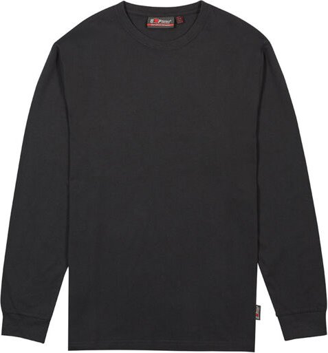 UPower Renga Langarm-Arbeits-T-Shirt - XXXL - Negro