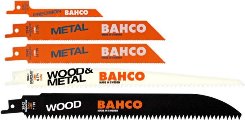 3940-MIX-SET-5P Säbelsägeblatt-Set 5-tlg 5 St. - Bahco