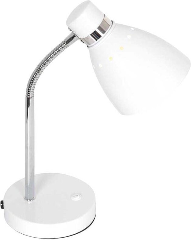 Steinhauer - tischlampe - Spring - weiß - metall - ø 14cm - E27 -