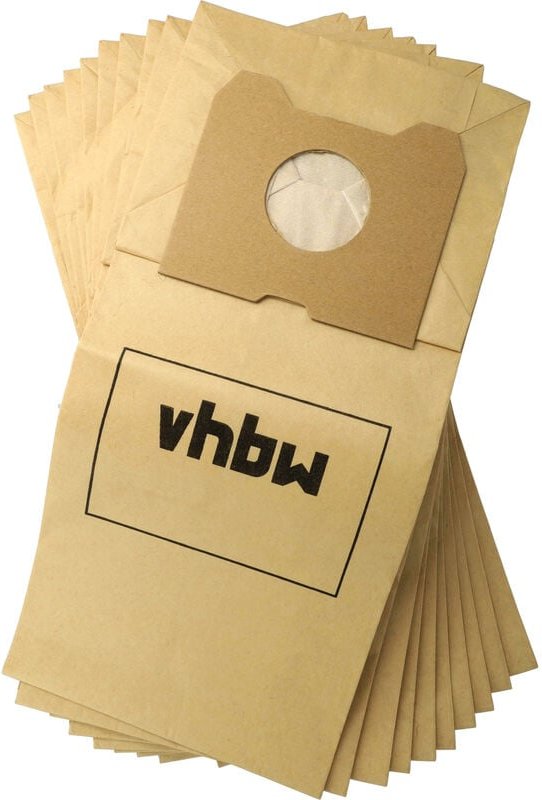 10x Staubsaugerbeutel kompatibel mit Philips hr 6888, 6947, 6955, 6947 Athena Staubsauger - Papier, 30cm x 20cm, Sandfar...