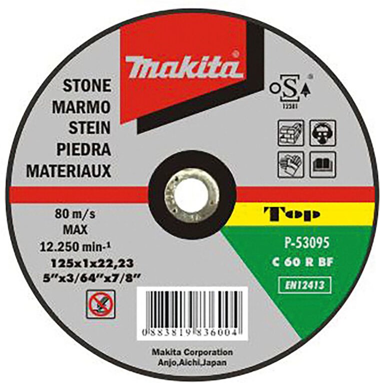 P-53095 Extradünne Steintrennscheibe 125mm - Makita