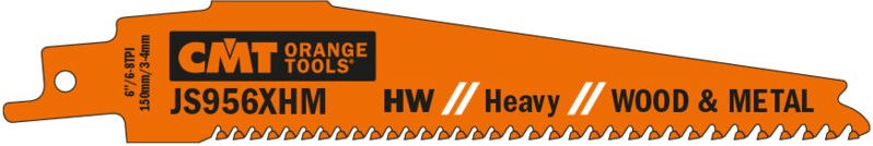 Thumbnail - JS956XHM-3 3 SECHSKANT-SÄGEBLÄTTER FÜR HOLZ HM 150x24x1,2 6-8TPI HARTMETALLSPITZE