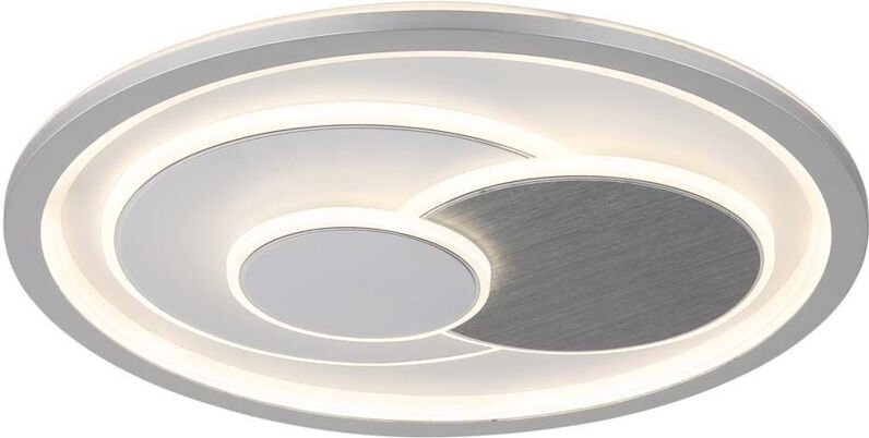 LED Deckenleuchte Deckenlampe Wohnzimmerlampe Metall Chrom weiß matt CCT D 48 cm