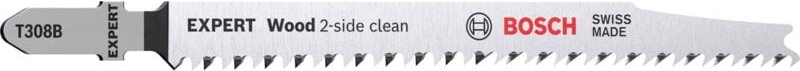 Expert 'Wood 2-side clean' t 308 b Stichsägeblatt, 25 Stück - Bosch