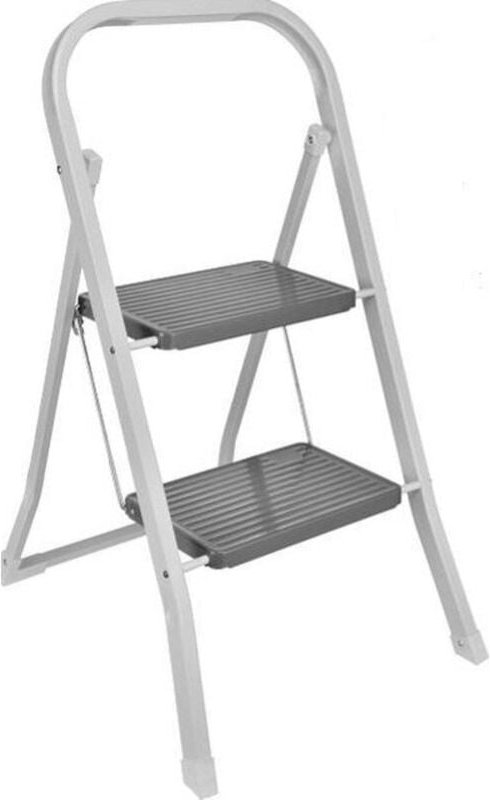 Hi Klapptritt 2-stufig, Stahl pulverbeschichtet