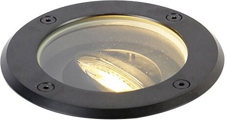 Qazqa - Moderner Bodenstrahler für den Außenbereich, schwarz, verstellbar, IP65 – Delux