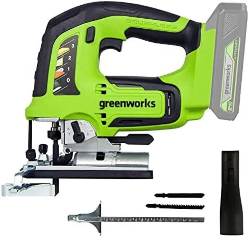 Stichsäge Bürstenlos 24 V Greenworks
