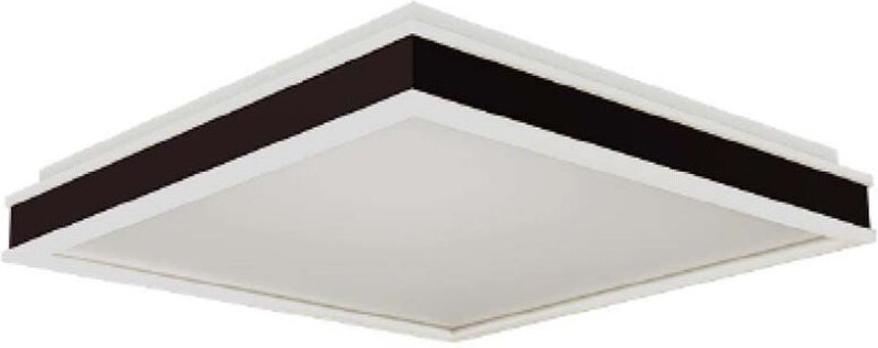 Quadratische Designer-Kuppelleuchten - Schwarz - IP20 - 18W - 1490 Lumen - 4000K