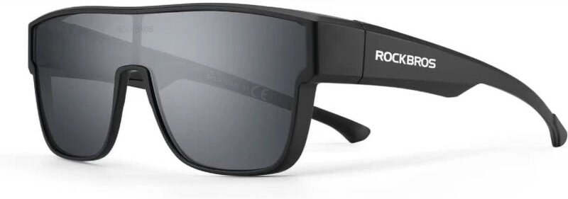 Radbrille mit polarisiertem Rahmen und UV 400 Filter, grau