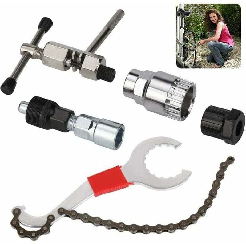 Nazalus-Hot Sale-Fahrradwartungswerkzeug, 5-teiliges Fahrradkassetten-Entfernungswerkzeug, Fahrradreparatur-Werkzeugsatz...