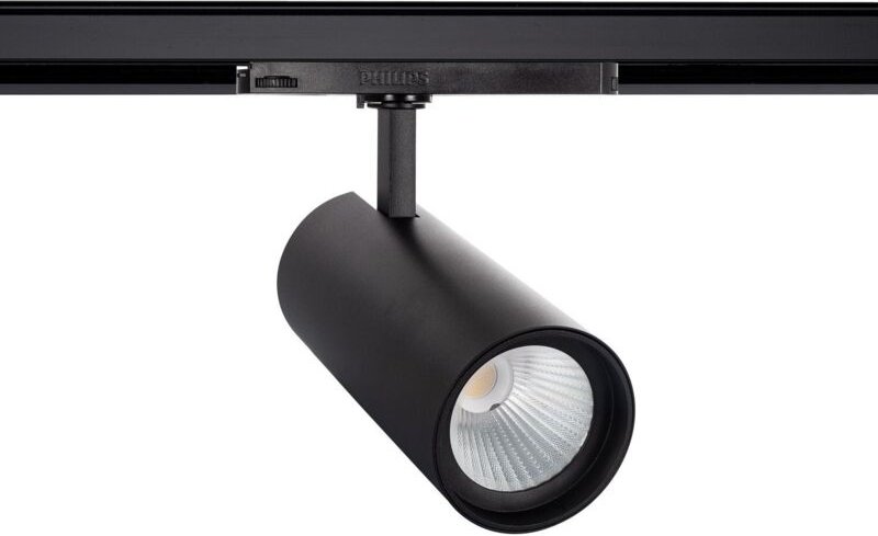 3-Phasenstromschiene LED-Strahler 40W d'Angelo Schwarz PHILIPS Xitanium 4000K Neutralweiß
