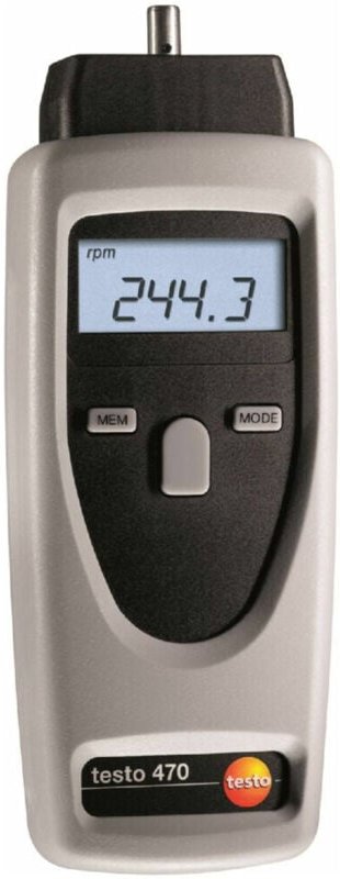 0563 0470 Drehzahlmesser optisch, mechanisch 1 - 19999 U/min 1 - 99999 U/min - Testo