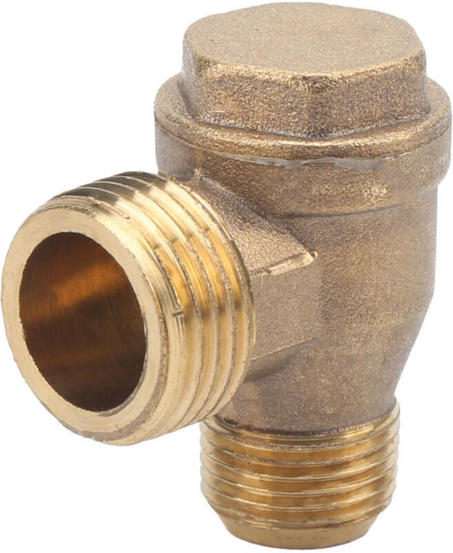 1/2x3/8" Messing-Rückschlagventil-Gewindeanschlüsse für Luftkompressoren