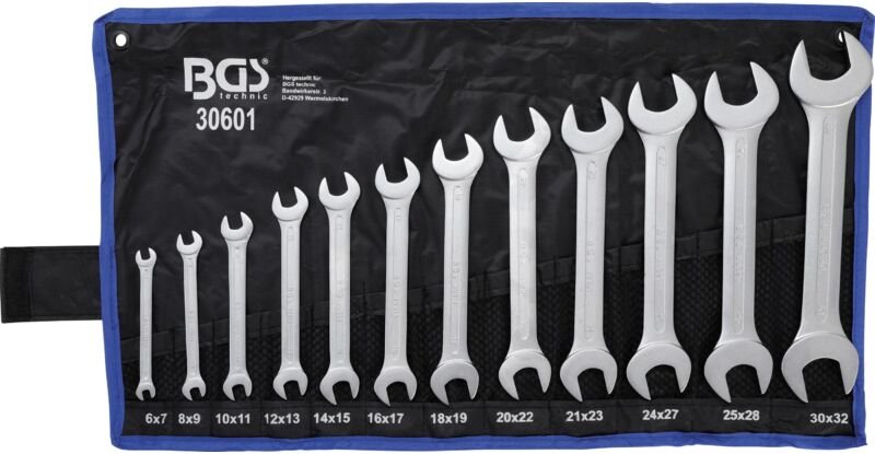 Bgs Technic - Doppel-Maulschlüssel-Satz sw 6 - 32 mm 12-tlg.