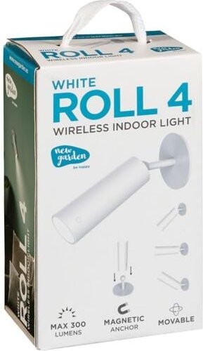 New Garden roll 4 battery weiß